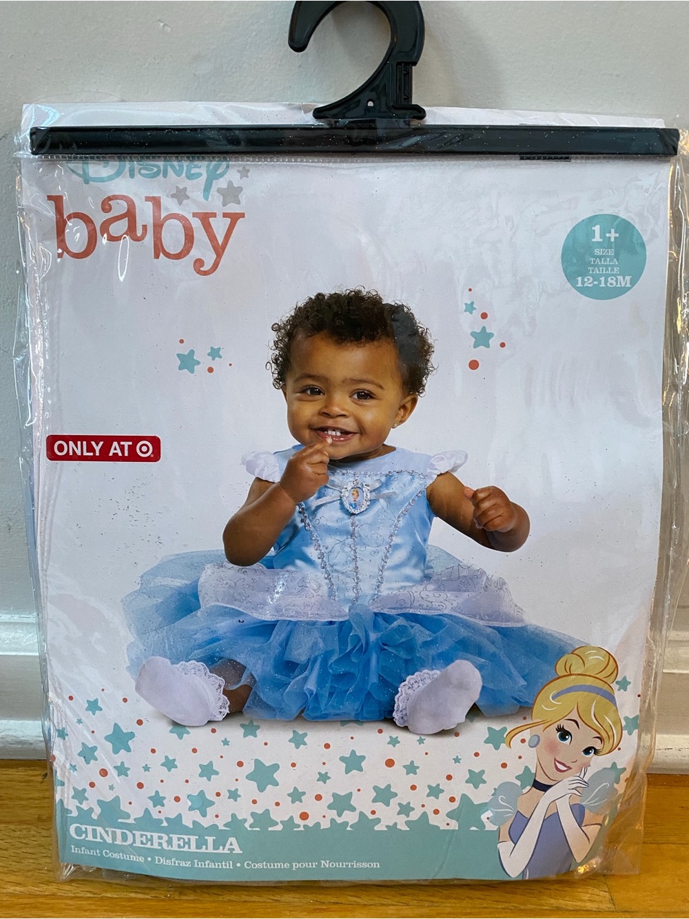 Disney Baby Cinderella Costume, Size 6-12 months or 12-18 months, Brand NEW!